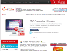 Tablet Screenshot of foxpdf.com